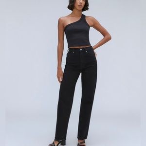 Everlane Way-High Jean in Coal